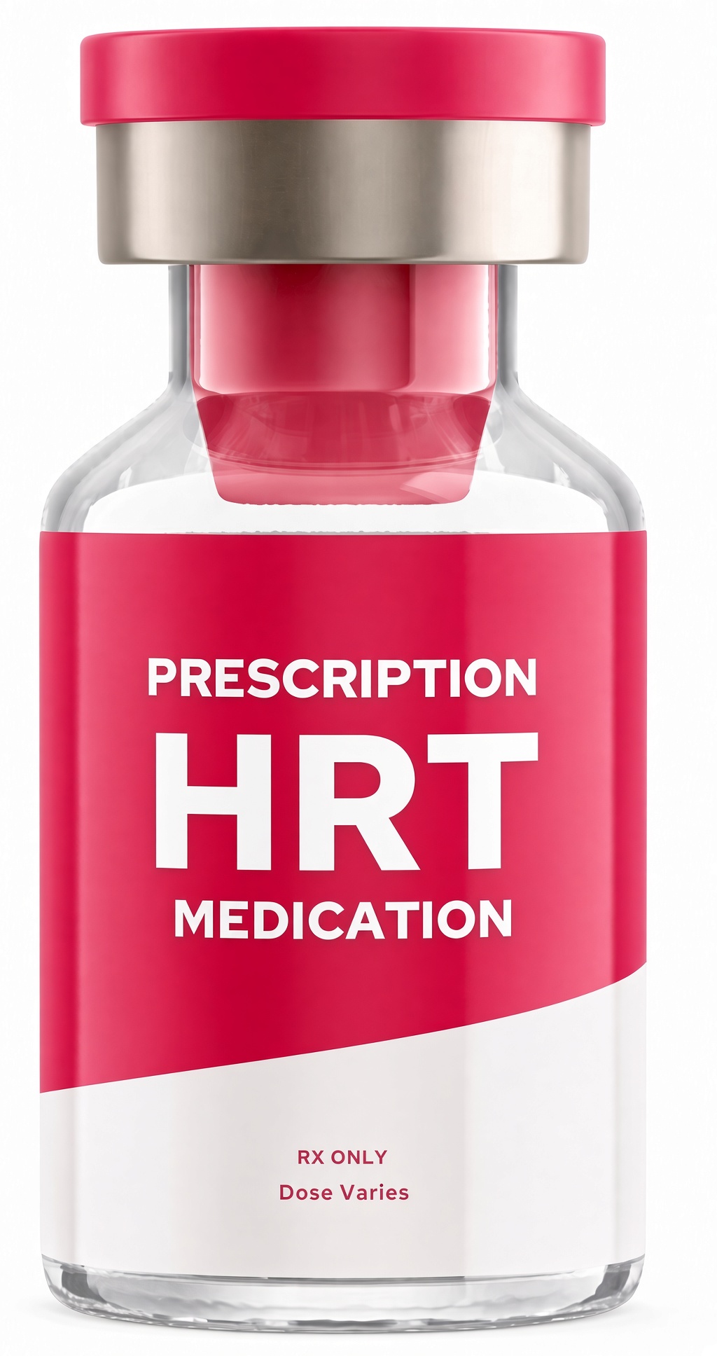 Hormone replacement therapy medication vial